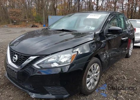 2019 Nissan Sentra S из США, поврежденный, VIN 3N1AB7AP2KY340541